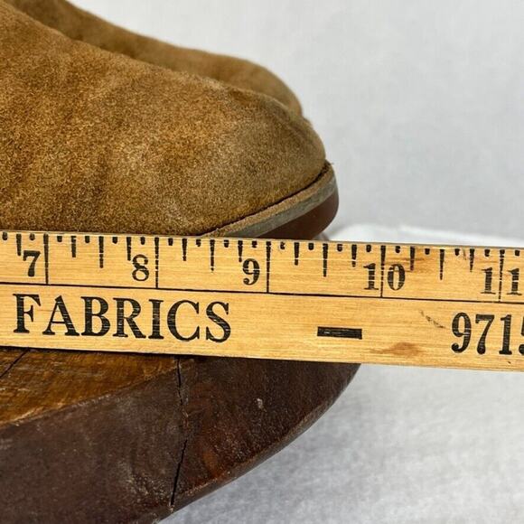 UGG Boots Kids Size 4 Corene Chestnut Suede Lace Up Side Zip - Picture 8 of 9